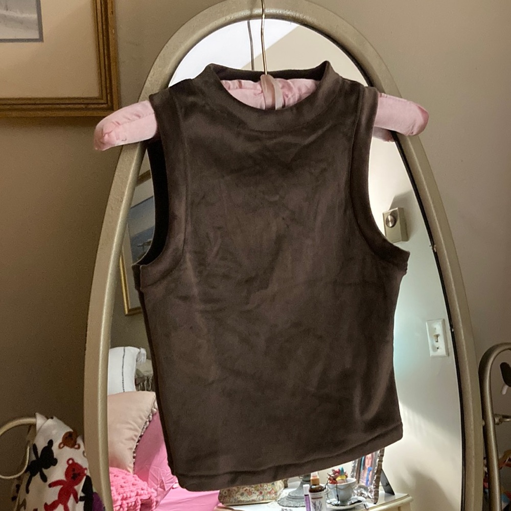 Skims velour top sz S
